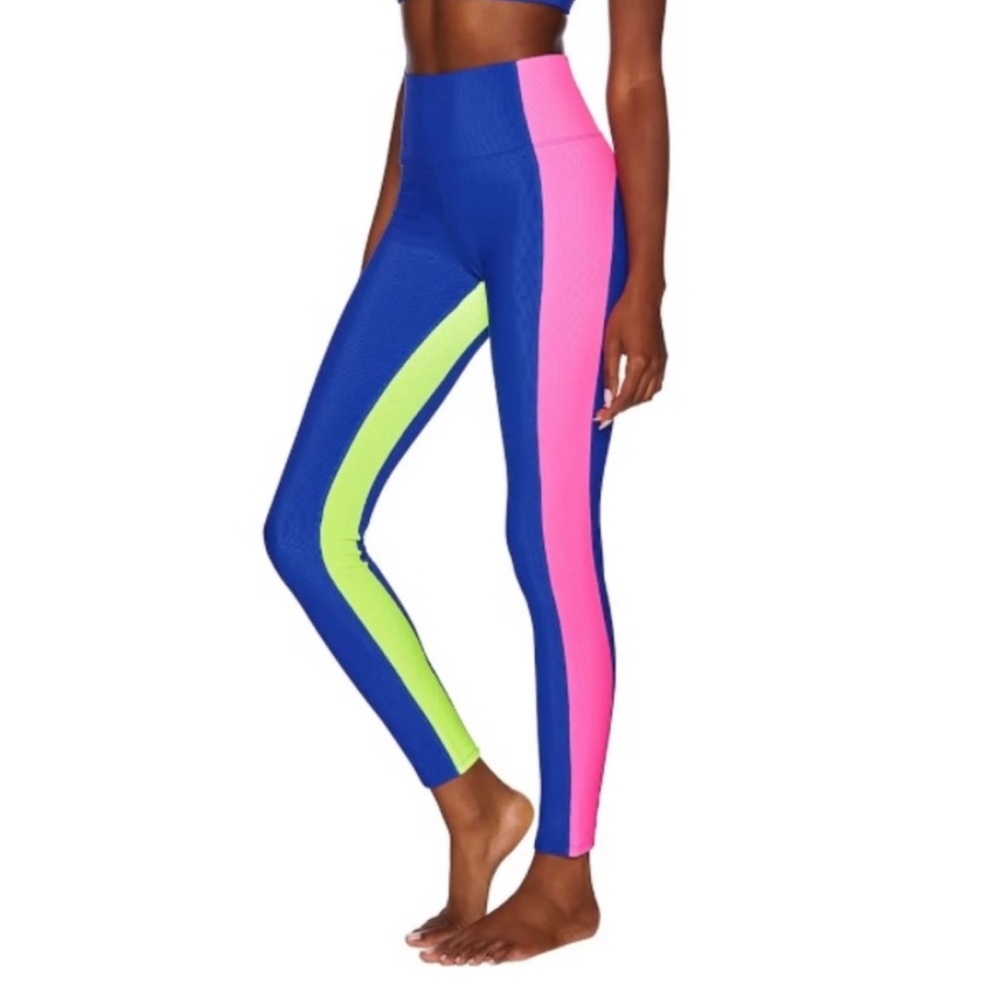 Beach Riot color block rib leggings